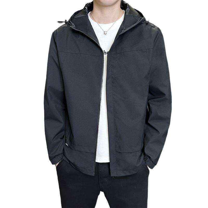 Jacket Men's Color Blocking 2025 Autumn and Winter New Men's Youth Windproof Fashion Casual Top Jacket Trend