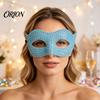 Unique Halloween Party Favors Half Face Masquerade Mask, Pearl Decor Venetian Exquisite Masks Elegant Costume Accessory for Stage Show Evening Banquet