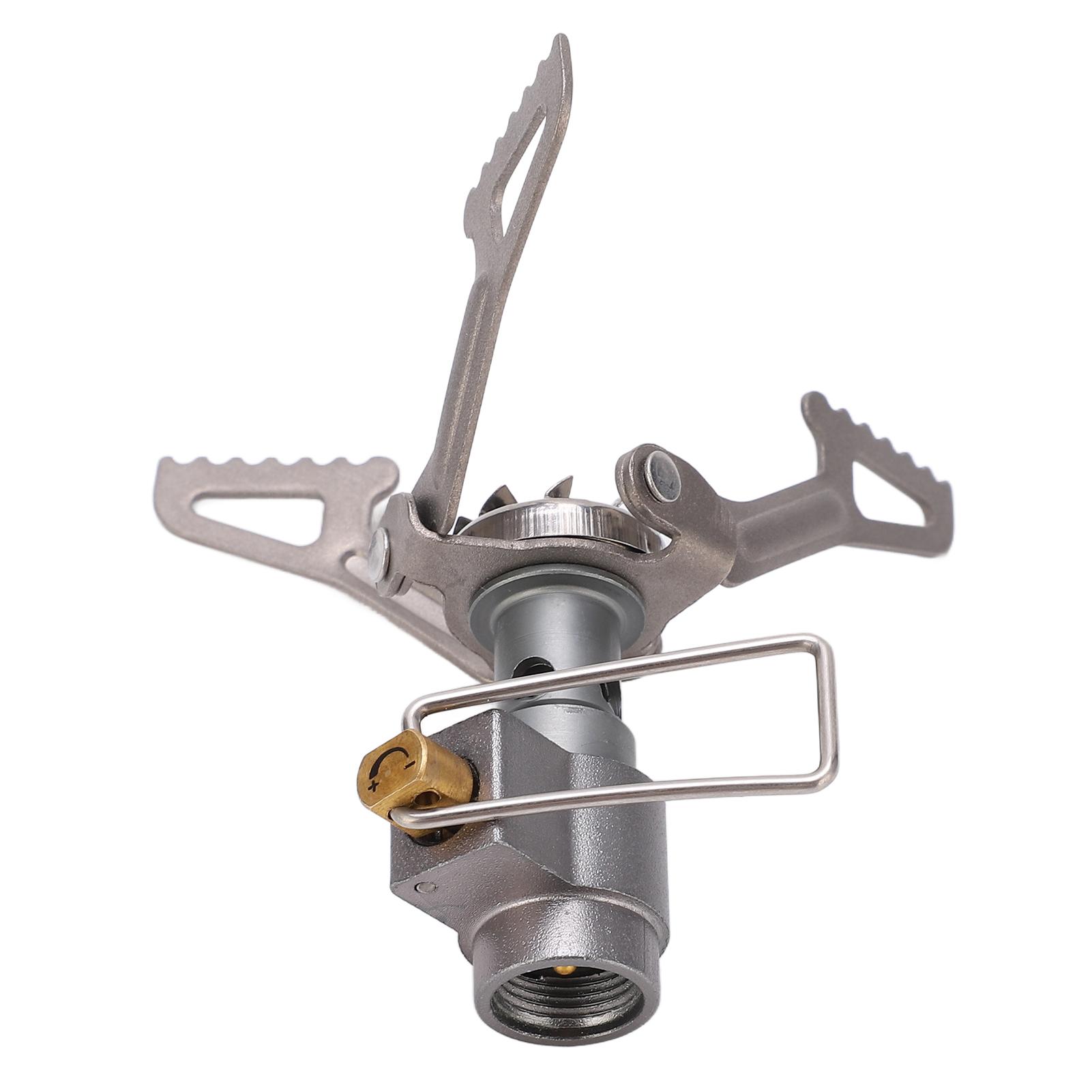 Portable Camping Stove Ultralight Backpacking Mini Stove Collapsible for Outdoor Picnic Cookout Hiking