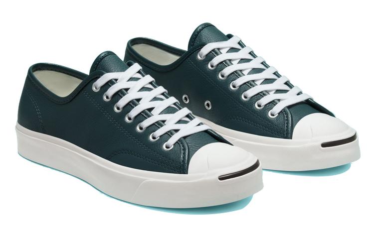 Converse Seasonal Color Leather Jack Purcell 'Green White' 166726C
