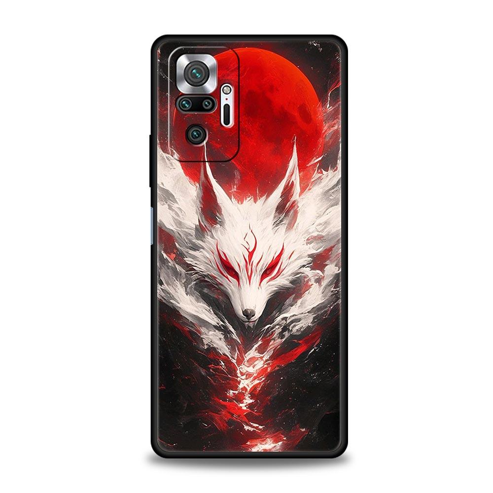 Red Fox Phone Case Cover for Redmi 14C 10C Note 14 13 12 10 11 K40 K50 Pro Plus 5G Shockproof Soft TPU Shell Fundas Capas Bags