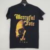 MERCYFUL FATE Time S SMALL T-Shirt Black Mens Band Logo Unisex T-Shirt