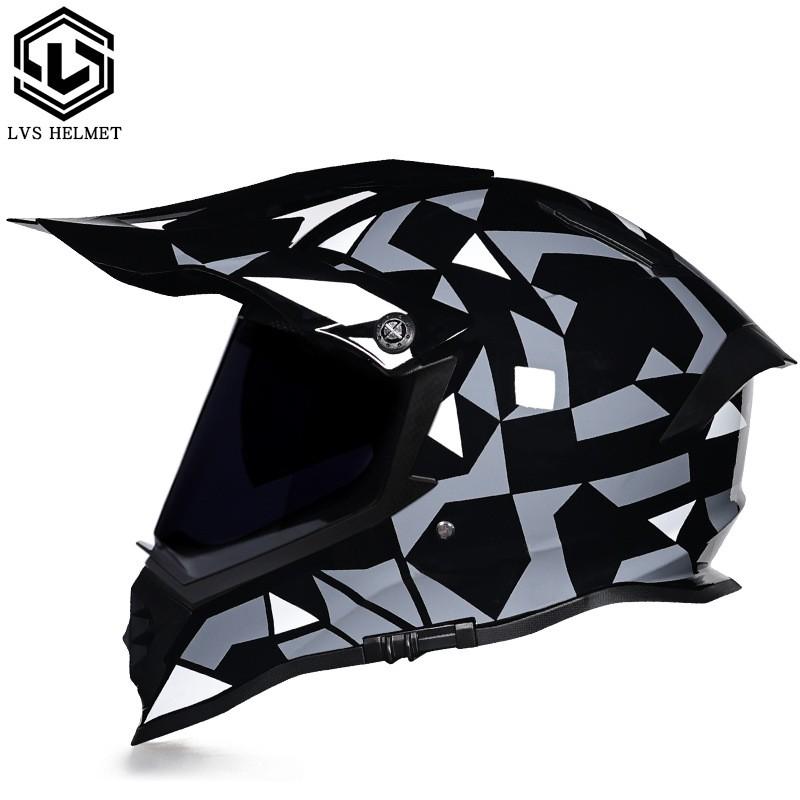 Full Face Motorcycle Helmet With Dual Visors Off-Road Rally Highway Riding Unisex All-Season ABS S M L XL