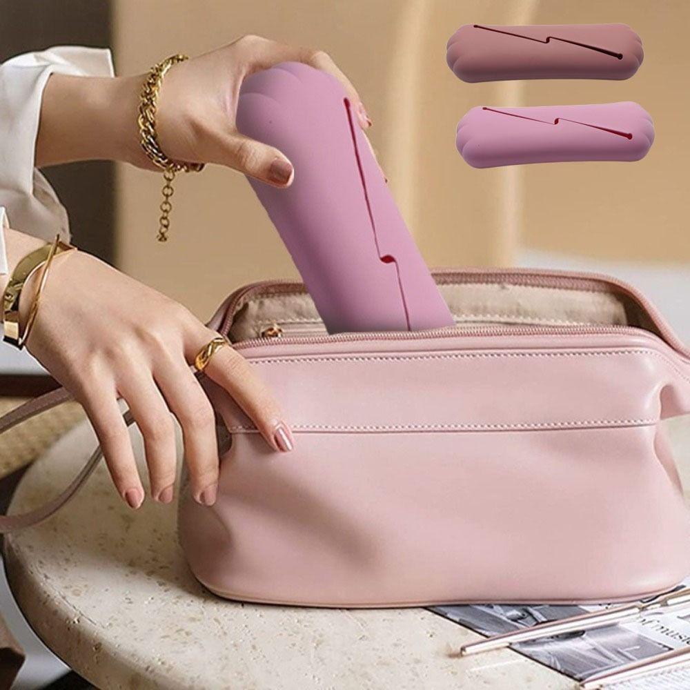 Waterproof Makeup Brush Holder Silicone Cosmetic Brushes Pouch Makeup Bag  Travel