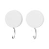 Muji Aluminum Strong Suction Cup Hook Approximately Width 6.5 Depth 4 Height 10.5 Cm 2 Pieces MAF98A3A