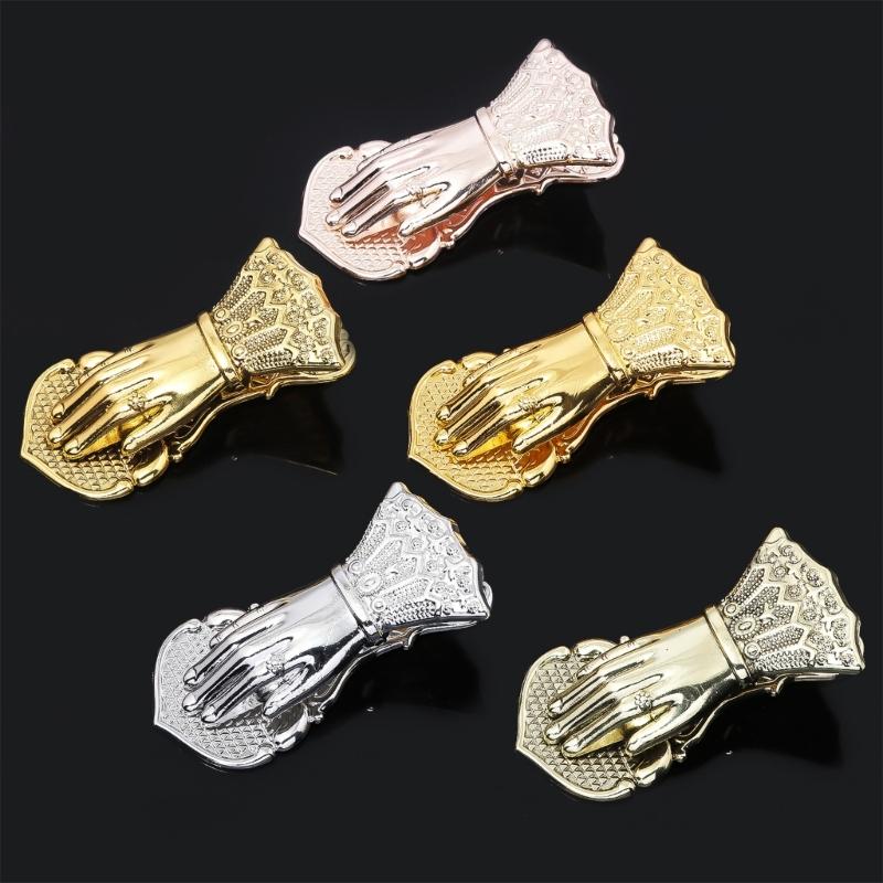 Vintage Bookmarks Hand Shape Metal Bookmarks Page Holder Clip Decorative Paper Clip for Reading Scrapbooking Journaling