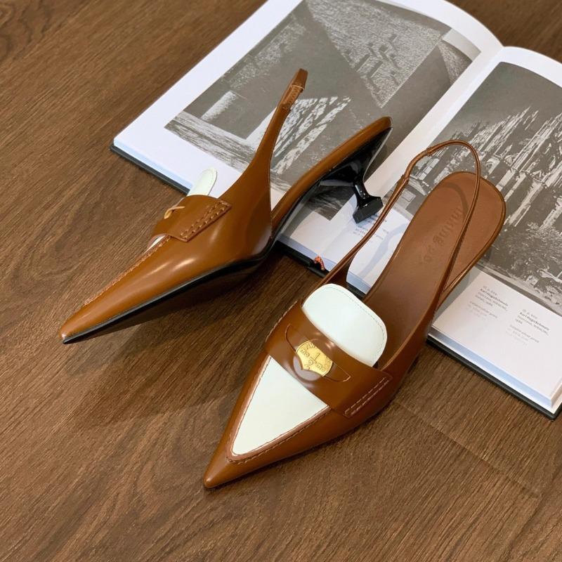 Fashionable Shoes, Versatile New Pointed-toe, Thin-heeled Sandals, Women's Shoes