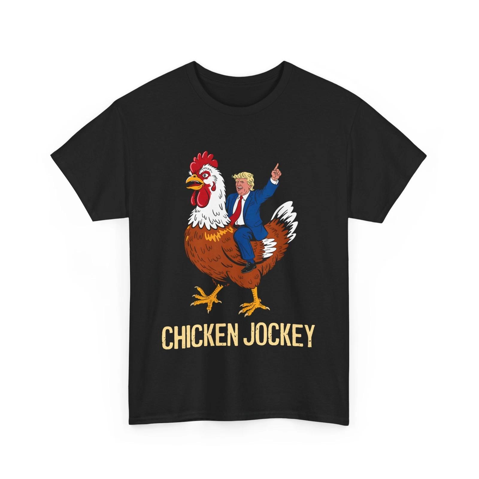 Chicken Jockey T shirt, Chicken Jockey Trump Funny Meme T shirt 2XL