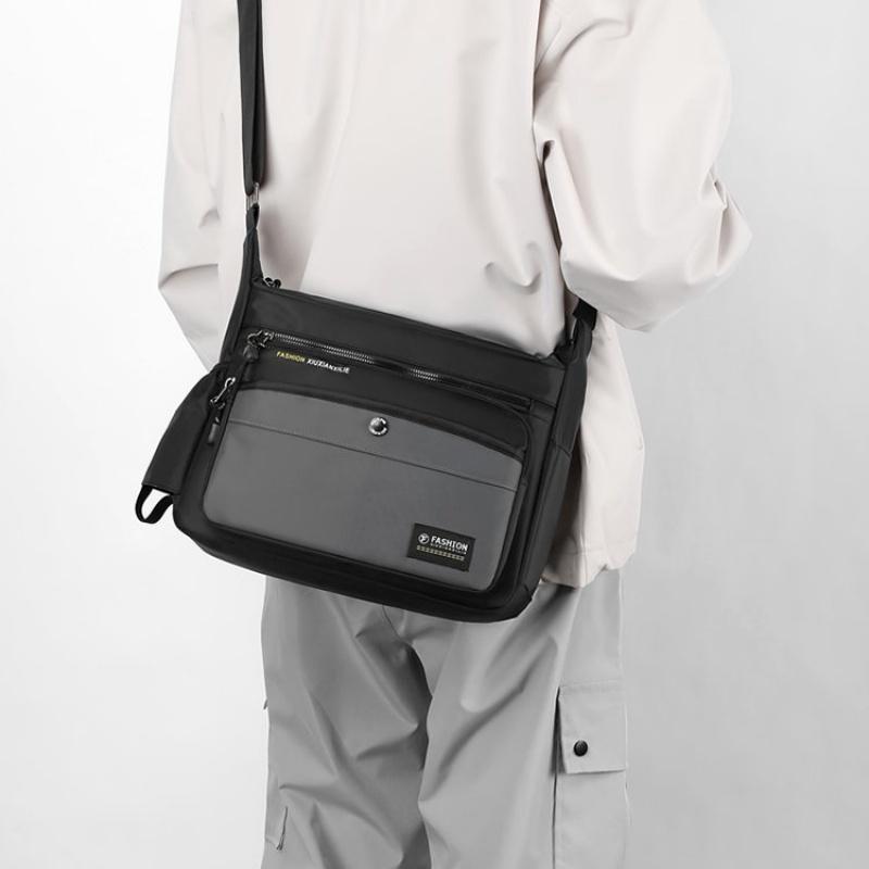 New Men Crossbody Bags Male Nylon Shoulder Bags Boy Messenger Bags Man Handbags For Travel Casual Large Satchel