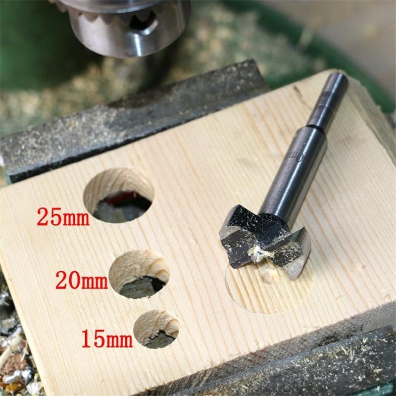 5PCS New Woodworking Drill Bit 15-35mm Hinge Cutter Boring Drill Bit Carbide Tipped Drill Bit