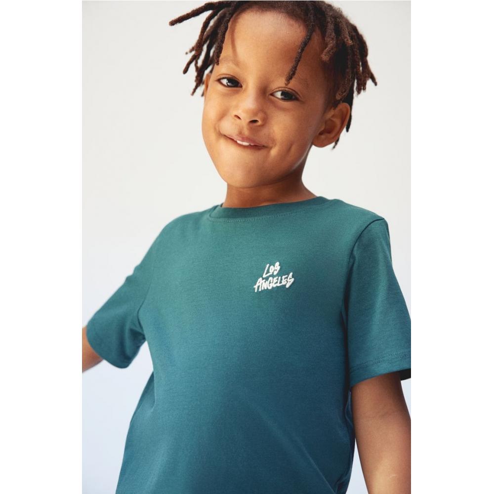 

Футболка с принтом HM Зеленая Лос-Анджелес