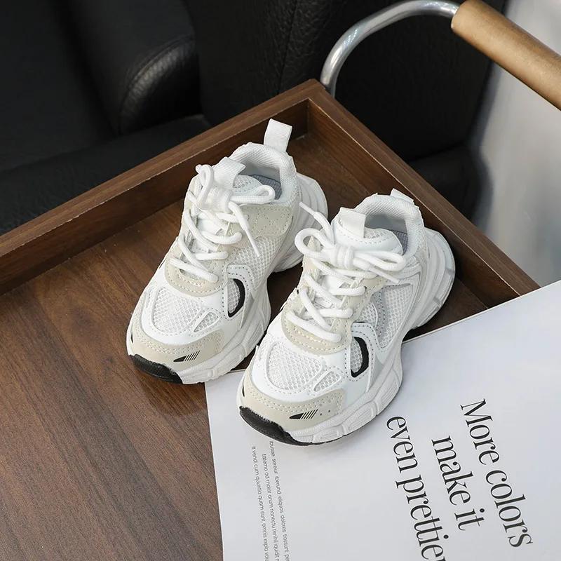 Детские баскетбольные кроссовки Простые универсальные спортивные кроссовки для мальчиков — фото 5