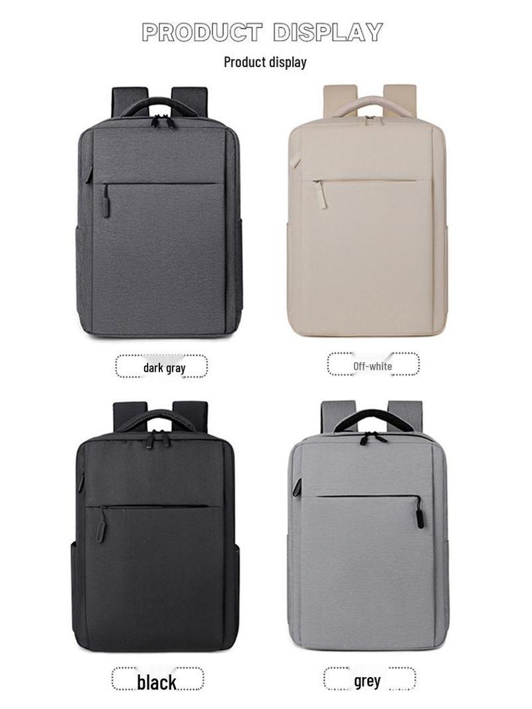 Unisex Double-Layer Backpack: Spacious Business Laptop Bag for Travel, Outdoor Adventures, and School