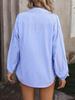 2024 Spring & Autumn European-American Women’s Long Sleeve Button-Down Top