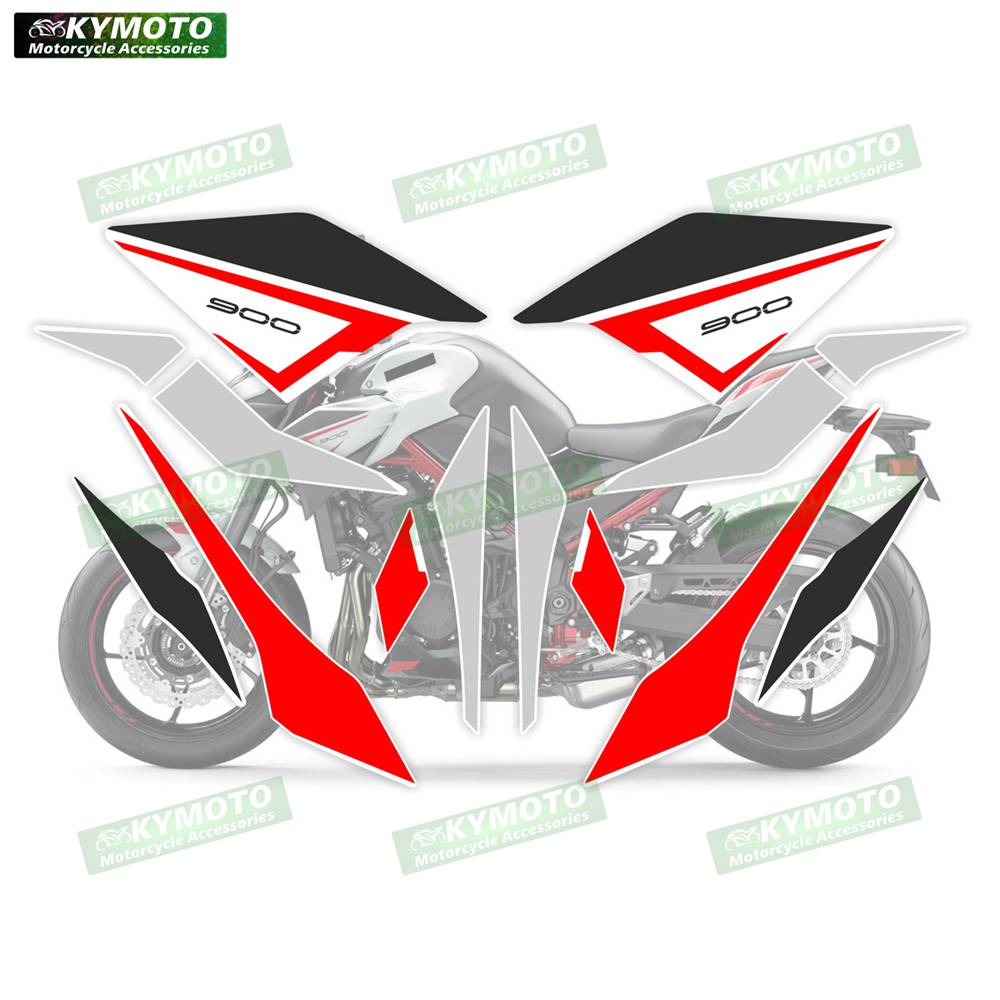 For Z900 ZR900-F ZR900F motorcycle accessories stickers fairings full set of waterproof decals for protection and decoration