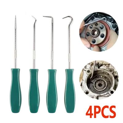 4PCS Oil Seal Puller Hook Combination Tool Set O-ring Seal Gasket Puller Remover Hook Auto Repair Tools Disassembly Tools