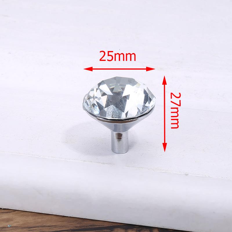KAK Luxury Diamond Crystal Handles Shoebox Cabinet Handles Closet Door Drawer Knobs Wardrobe Pulls Pullers With Screws Hardware