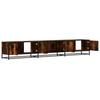 TV Cabinet Smoked Oak 240x35x41 cm Particleboard