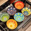 6pcs Ceramic Bohemian Underglaze Color Rice Bowl New Home Especially Good-looking Eating Rice Bowl