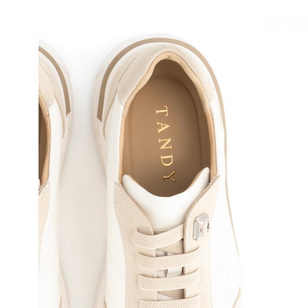 Tandy Men S caSual SneakerS  Q26018  Ivory 