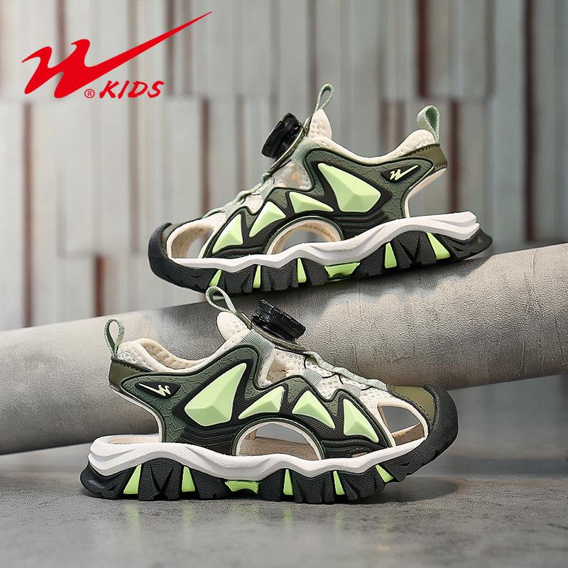 Jungen Sandalen Sommer Neu Baotou Kollisionsschutz Jungen Weiche Sohle Rutschfest Kinderschuhe Strandschuhe