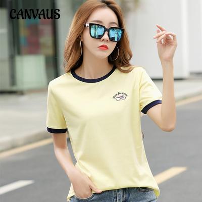 Summer Women's T-shirt Fashion Loose Printed Short Sleeve Top