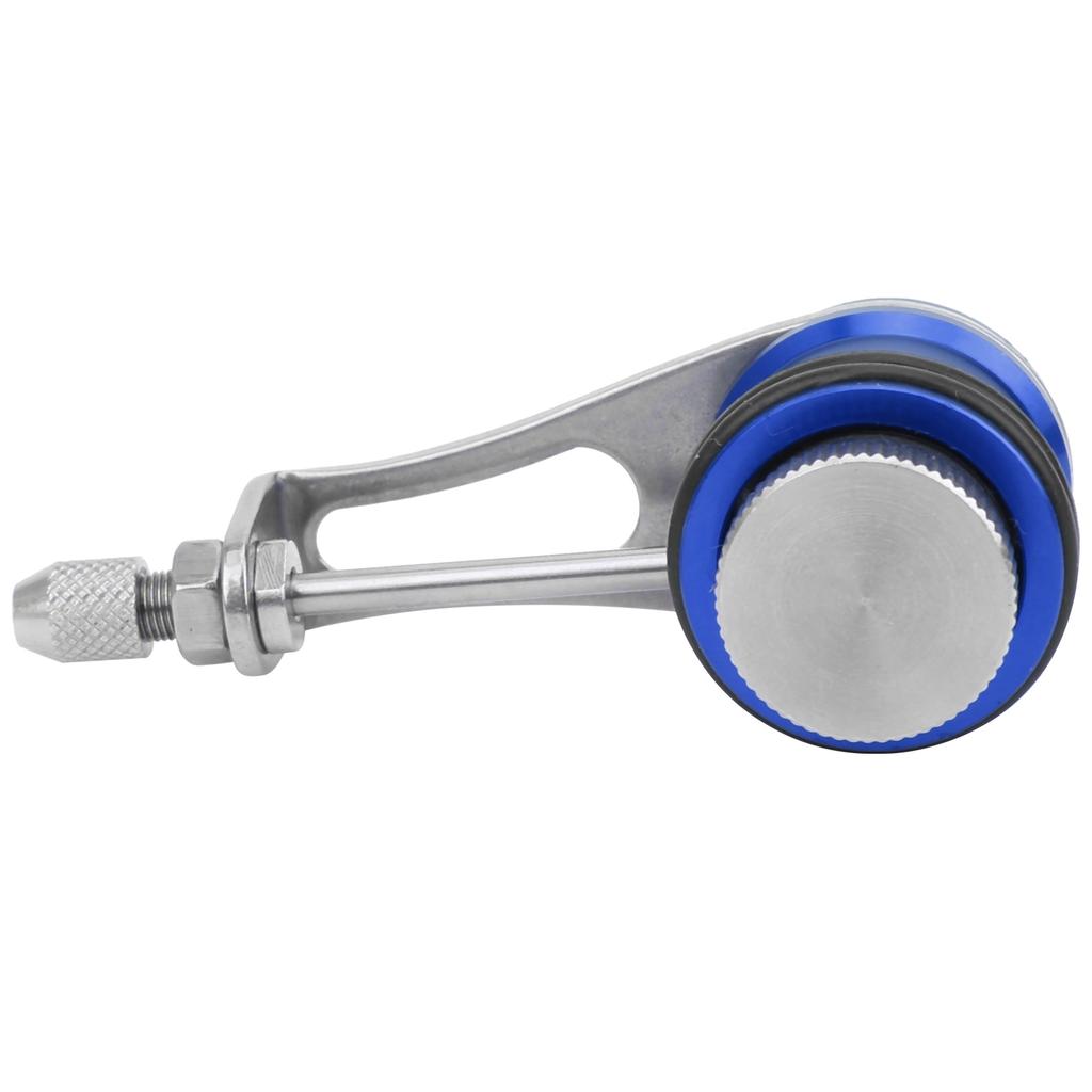 Angelknotenbindewerkzeug für Schnurwickler Assist-Knotenmaschine Angelzubehör Blau