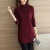 Woman Knitwear Clothing Half Turtleneck Spring Autumn Women's Sweater Long Sleeve Bottoming Tops Pullover Sweaters