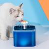 WTEMPO Fontanella Automatica per Animali Domestici Gatti 2L Filtro Distributore Ciotola Mangiatoia Erogatore Acqua Intelligente per Cani Gatti Mangiatoia per Bere Animali Domestici