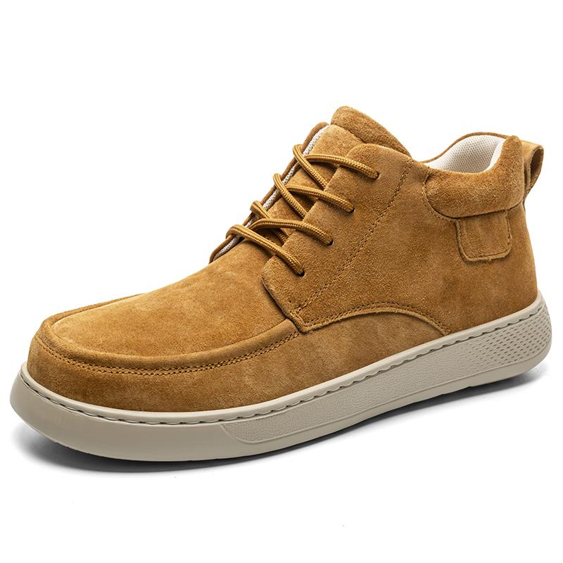 Luxury Brand Vintage Men Genuine Leather Boots 2026 New Autumn Outdoor Shoes Fashion Flat Designer Casual Leather Ankle Boots