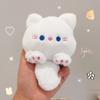 Plush Squeak Cat Plush Keyring Squeaking Plush Cat Doll Pendant Plush Cat Keychain  Bag Pendant