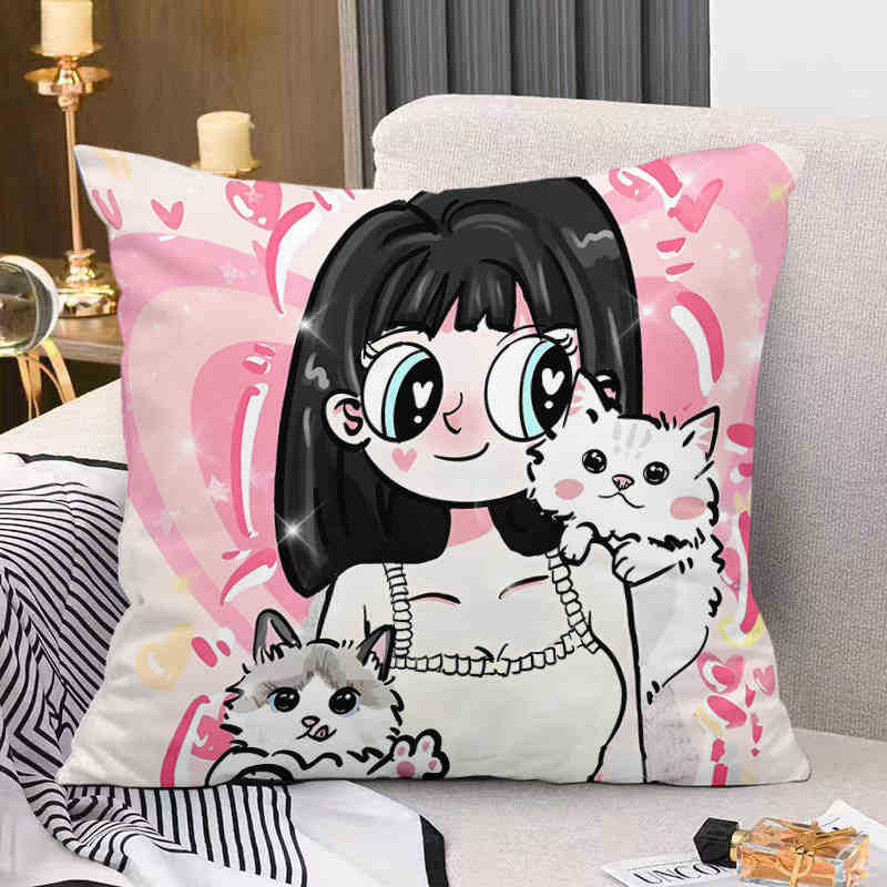Star Butterfly Princess Pillow Cute Cartoon Creative Animation Pillow Girl Heart Nap Pillow Male and Female Student Day Gift