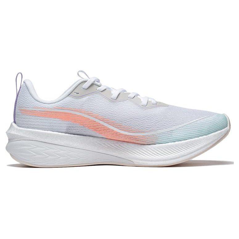 Li Ning Red Hare 6 Pro Vielseitig Abriebfest Atmungsaktiv Niedrig geschnitten Laufschuhe Damen Weiß ARMT014-4