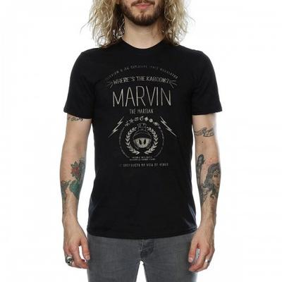 Mens WhereÂ´s The Kaboom Marvin The Martian Cotton T-Shirt