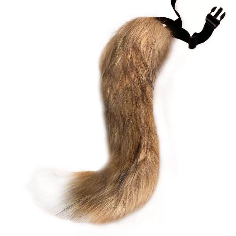 New! High Quality For Props Cat Fox Plush Tails Role Play Halloween Partyaccessories Anime Animal Tail Cosplay Costumes