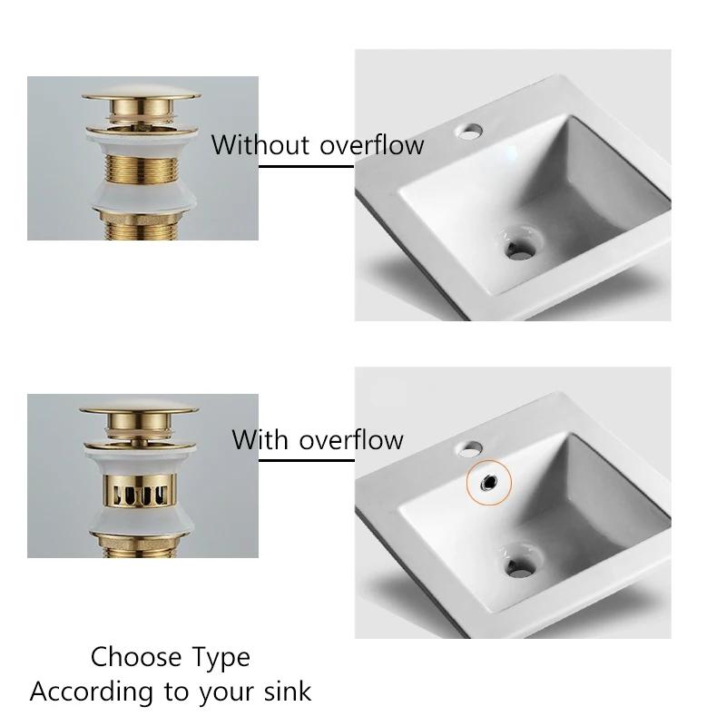 Bathroom Sink Push Down Pop Up Stopper Drain Nowadays, it is popular to use washbasins, drainage pipes, sinks and waste drains