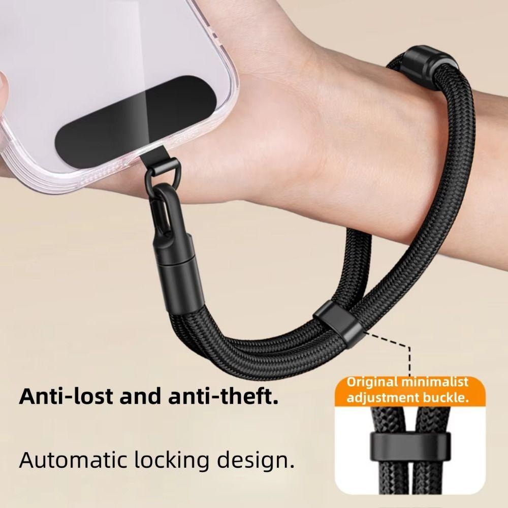 Popruh na telefon k zavěšení na krk a přes tělo s nastavitelnou délkou, 3v1 řetízek na telefon, cestování, outdoor