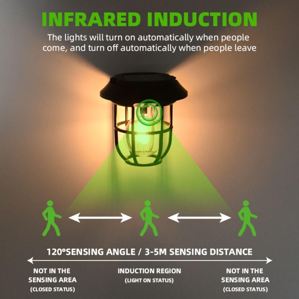 Bright Lawn Lamps Waterproof Tungsten Filament Light Energy-saving Solar Lamps  Camping