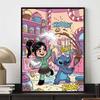 Pictură cu Diamante 5D DIY Vanellope Stitch Candy Tematică Bucătărie Ilustrație Desene Animate Mozaic Complet cu Diamante Pictură cu Diamante Artă Decorare perete Meșteșug Set