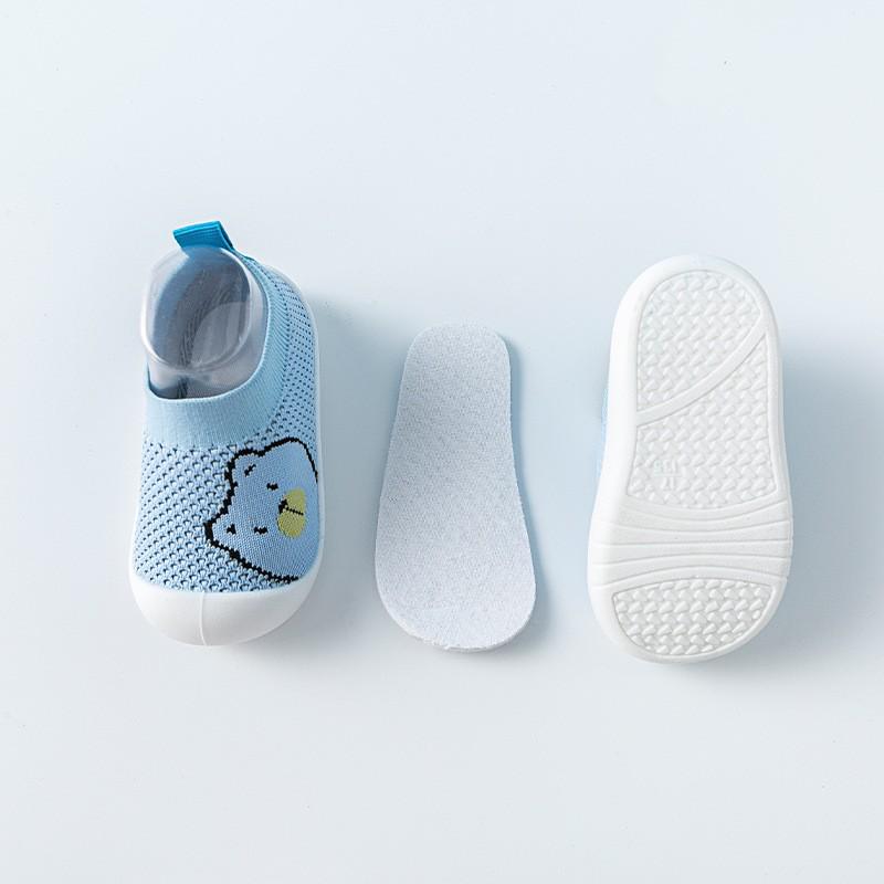 Prodyšné boty pro chodící děti Flyknit – Protiskluzová, měkká podrážka, bez poklesu paty pro kojence a batolata