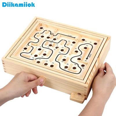 Adult Interactive Desktop Party Game Labyrinth Intelligence Balance Ball Maze Games Puzzles Toys