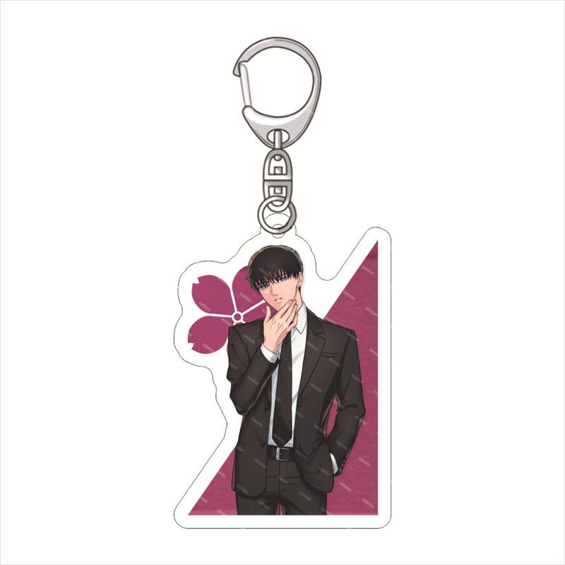Anime Somei Yoshino Yakuza Fiancé: Raise Wa Tanin Ga Ii Action Acrylic Key Chain Backpack Pendant Toys Gifts for Fans