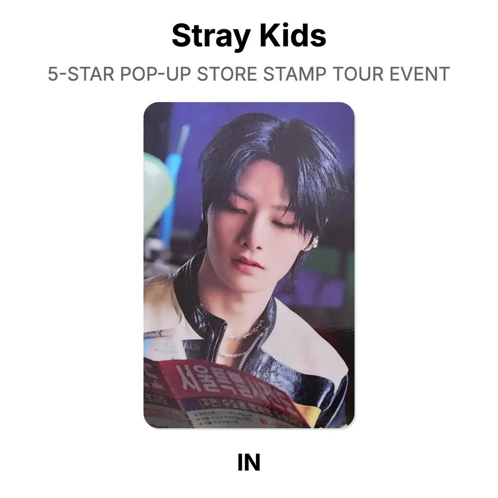 Stray Kids 5-STAR POP-UP STORE STAMP TOUR EVENT Official Photocard