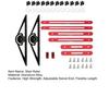 Stair Ruler High Strength Aviation Aluminum Alloy Stair Tread Template Tool with Adjustable Swivel