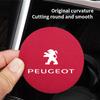 1Pcs Car Accessories Water Cup Mat Leather Silent Coaster For Peugeot 408 4008 308 3008 Rifter 5008 508 2008 208 301 RCZ 407 108