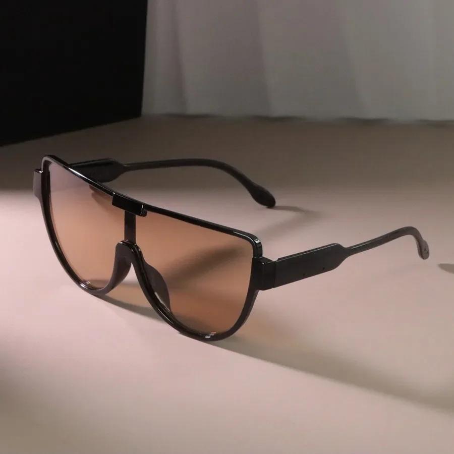 Classic Round Designer Sunglasses Women Men Big Frame Mirror Sun Glasses Female Male Square Trendy Brand