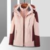 Outdoor Jacket Three-in-one Detachable Women's Autumn and Winter Hiking Windproof Jacket Waterproof Jacket Mountaineering Jacket