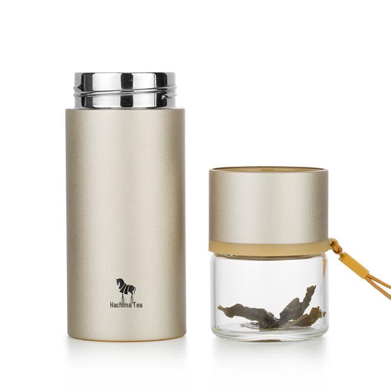 Bama Tea CBQ029 Insulated Tea Separation Glass Bottle