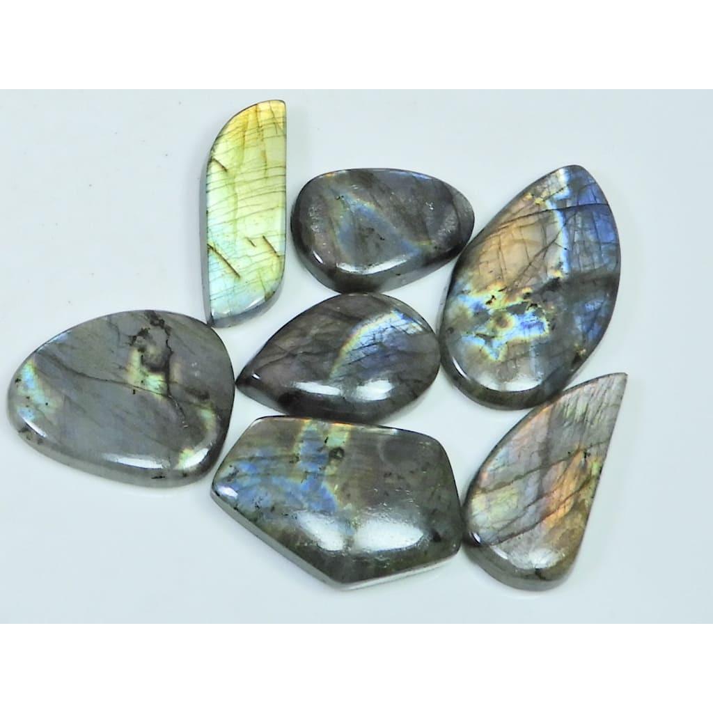 131Cts. Natural Purple Labradorite Spectrolite Fancy Loose Gemstone 7Pcs Lot LL-1173