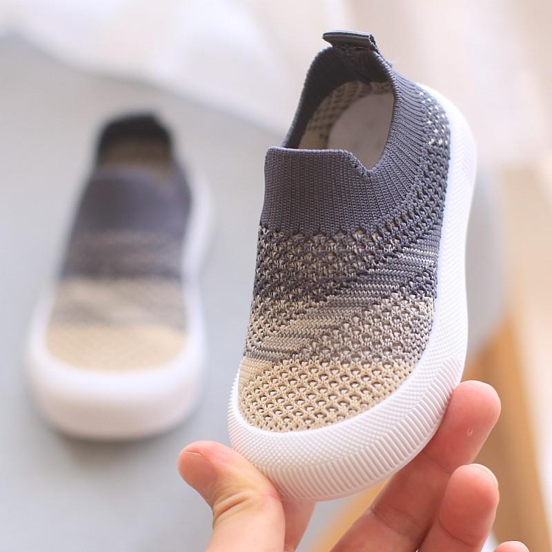 Baby Sneakers Spring Autumn Toddler Slip-on Shoes Soft Breathable Baby Boy Girl Shoes Lightweight Little Kids Casual Sport Shoes